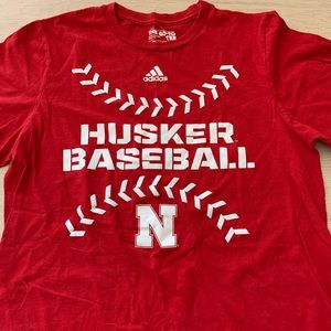 Nebraska baseball tee